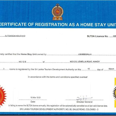 12 B Lewella Road, Kandy. Kültér fotó