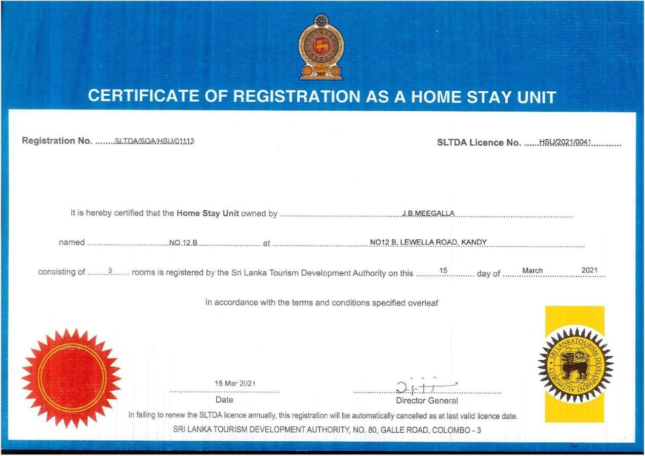 12 B Lewella Road, Kandy. Kültér fotó